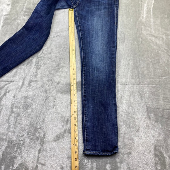 Rock & Republic Berlin Jeans Women's Size 2S Fits 37" Dark Wash Skinny Fit Denim - Picture 3 of 8